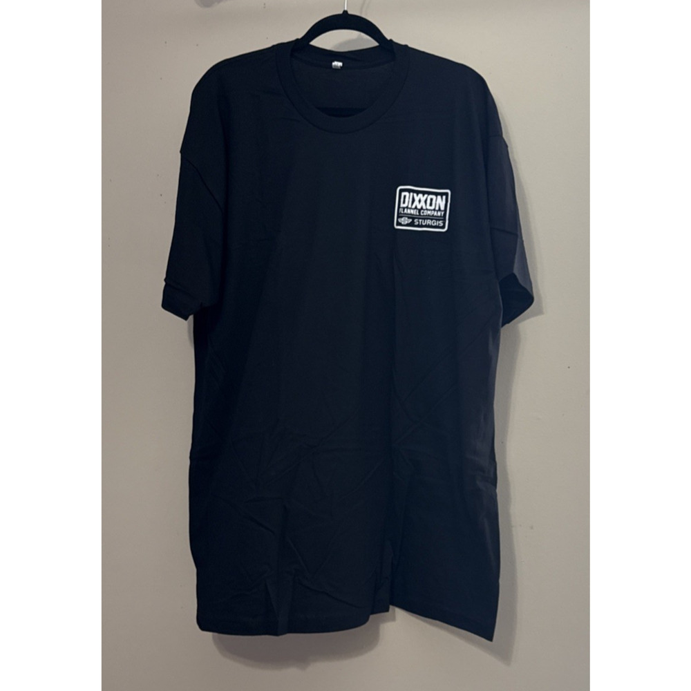 Dixxon Flannel Mens T Shirt Black Short Sleeve Sturgis Badge Graphic Size 3XL - Picture 2 of 5